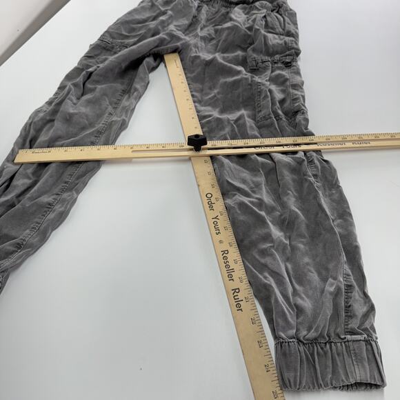 Aerie Pants Womens XS Gray Cargo Jogger Utility Stretch‎ Drawstring Waist Casual - Picture 9 of 9